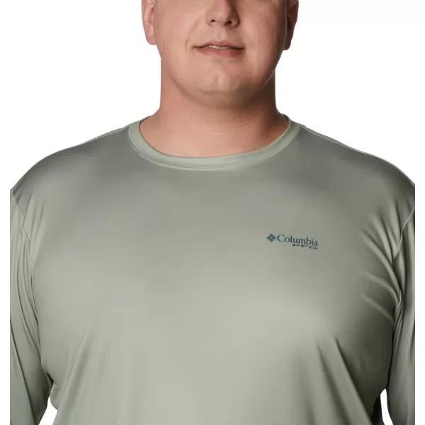 imageColumbia Mens PFG Terminal Tackle Fish Flag Long Sleeve Fishing ShirtSafariMetal Alaska Fish