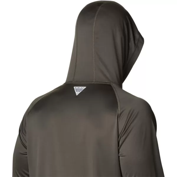 imageColumbia Mens PFG Terminal Tackle HoodieAlpine TundraRed Spark Logo