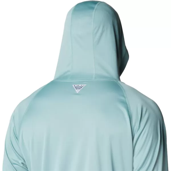 imageColumbia Mens PFG Terminal Tackle HoodieAqua ToneKoi Logo