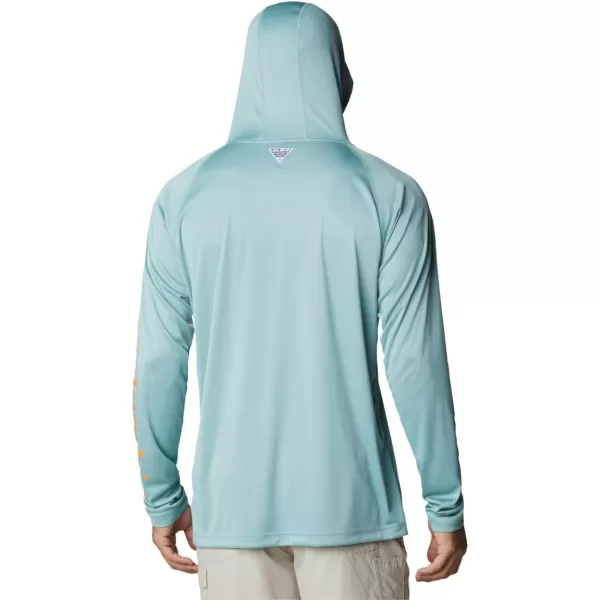 imageColumbia Mens PFG Terminal Tackle HoodieAqua ToneKoi Logo