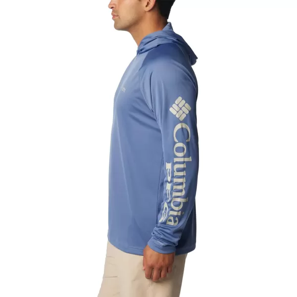 imageColumbia Mens PFG Terminal Tackle HoodieBluebellCool Grey Logo