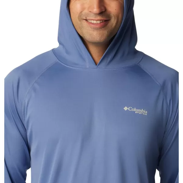 imageColumbia Mens PFG Terminal Tackle HoodieBluebellCool Grey Logo