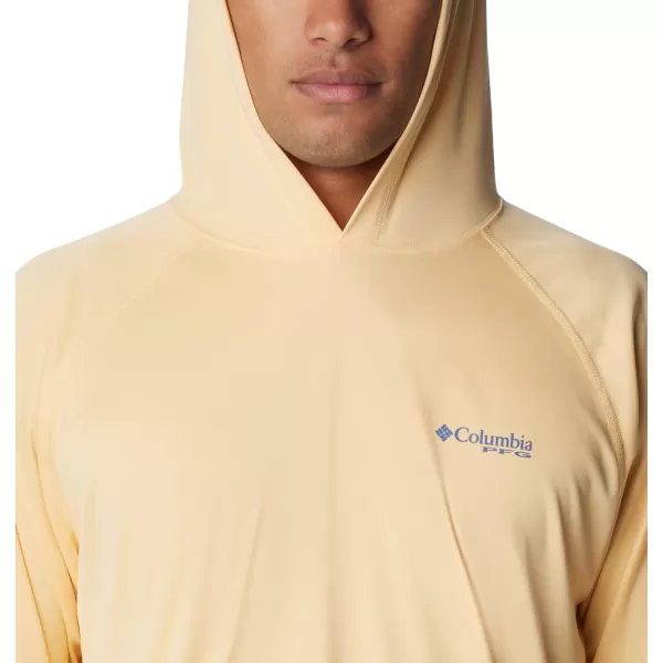 imageColumbia Mens PFG Terminal Tackle HoodieCocoa ButterBluebell Logo