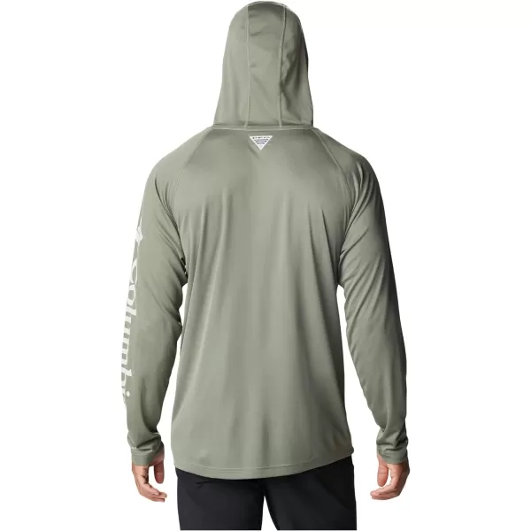 imageColumbia Mens PFG Terminal Tackle HoodieCypressCool Green Logo