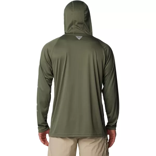 imageColumbia Mens PFG Terminal Tackle HoodieCypressCool Grey Logo