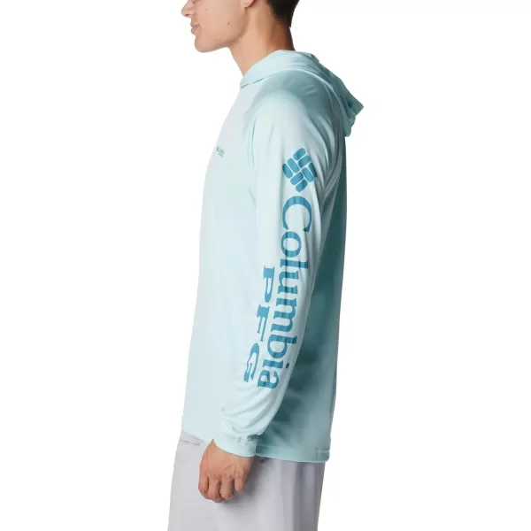 imageColumbia Mens PFG Terminal Tackle HoodieIcy MornCanyon Blue Logo