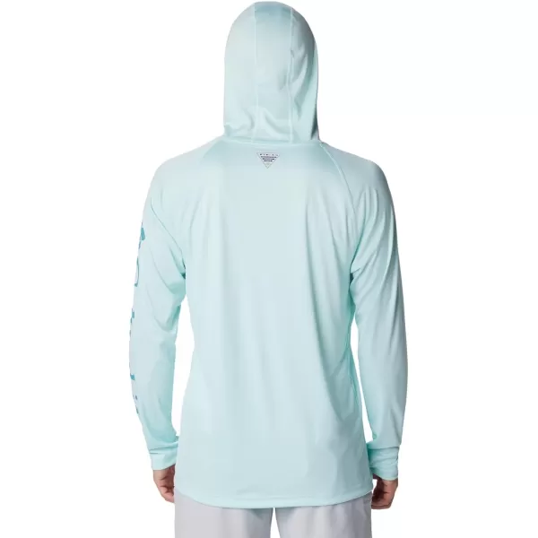 imageColumbia Mens PFG Terminal Tackle HoodieIcy MornCanyon Blue Logo