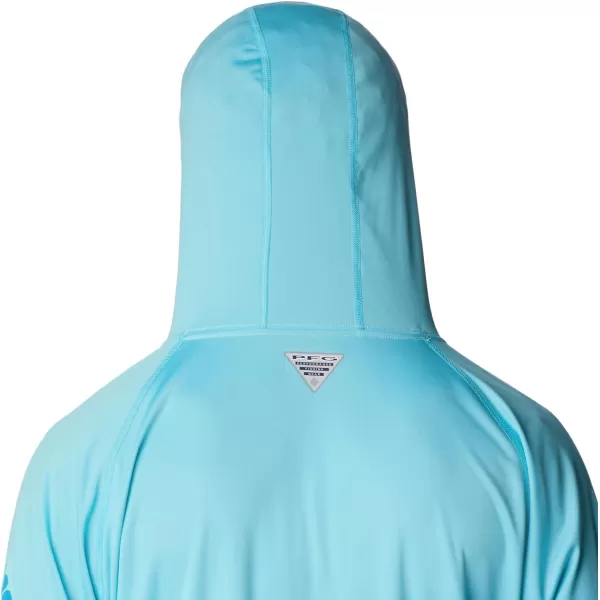 imageColumbia Mens PFG Terminal Tackle HoodieOpal BluePool Logo