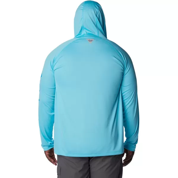 imageColumbia Mens PFG Terminal Tackle HoodieOpal BluePool Logo