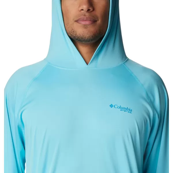imageColumbia Mens PFG Terminal Tackle HoodieOpal BluePool Logo