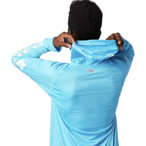 imageColumbia Mens PFG Terminal Tackle HoodieRiptideWhite Logo