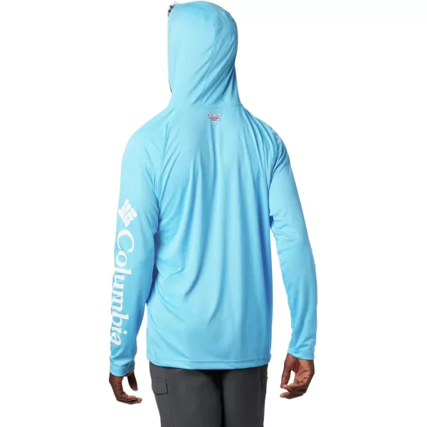 imageColumbia Mens PFG Terminal Tackle HoodieRiptideWhite Logo