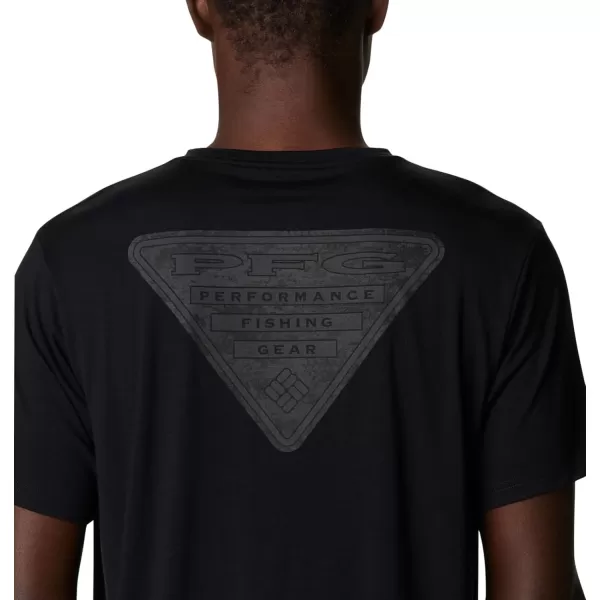 imageColumbia Mens PFG Triangle Fill Tech Tee Short SleeveBlackBlack Pfg Camo