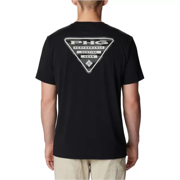 imageColumbia Mens PFG Triangle Fill Tech Tee Short SleeveBlackPhg Gallatin Camo Graphic