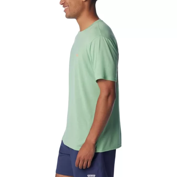 imageColumbia Mens PFG Triangle Fill Tech Tee Short SleeveNew MintElements Graphic