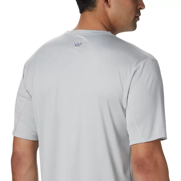 imageColumbia Mens PFG ZERO Rules Short Sleeve Shirt UV Sun Protection Moisture Wicking Fabric  Cool Grey LargeColumbia Mens PFG ZERO Rules Short Sleeve Shirt UV Sun Protection Moisture Wicking Fabric  Cool Grey Large