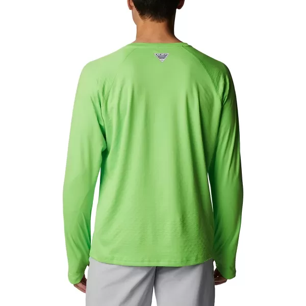 imageColumbia Mens PFG Zero Rules Ice Long Sleeve ShirtGreen Mamba