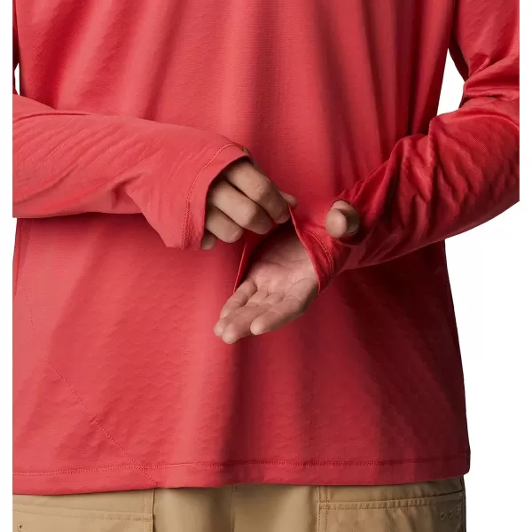 imageColumbia Mens PFG Zero Rules Ice Long Sleeve ShirtSunset Red