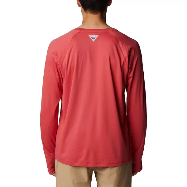 imageColumbia Mens PFG Zero Rules Ice Long Sleeve ShirtSunset Red