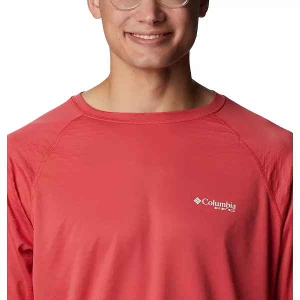 imageColumbia Mens PFG Zero Rules Ice Long Sleeve ShirtSunset Red