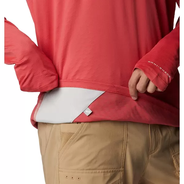 imageColumbia Mens PFG Zero Rules Ice Long Sleeve ShirtSunset Red