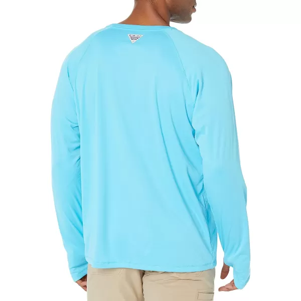 imageColumbia Mens PFG Zero Rules Ice Long Sleeve ShirtVivid Blue