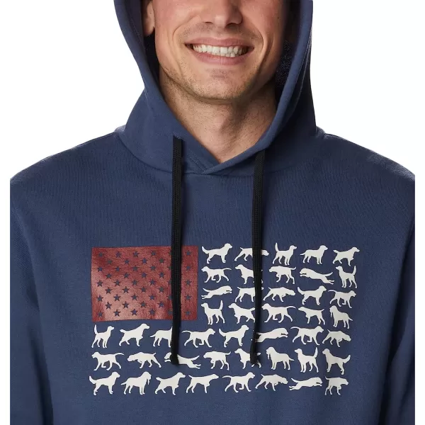 imageColumbia Mens PHG Game Flag Ii HoodieZincChalk Dog Flag