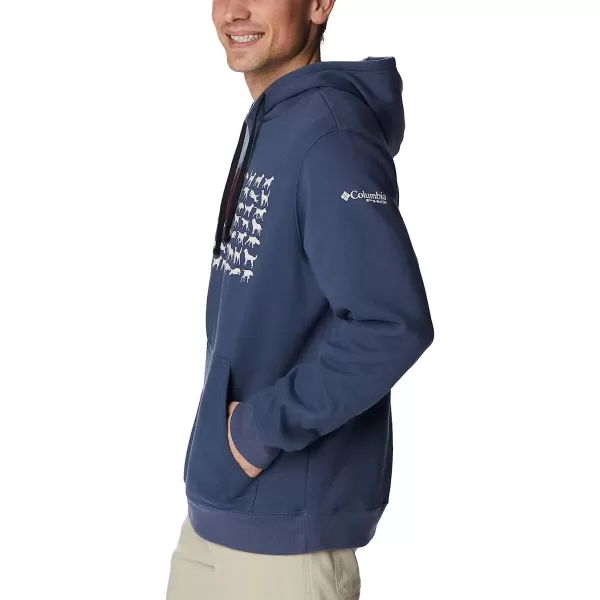 imageColumbia Mens PHG Game Flag Ii HoodieZincChalk Dog Flag