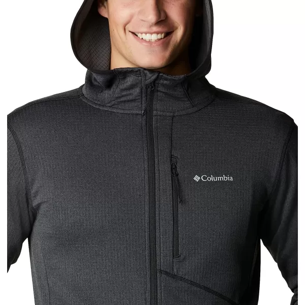 imageColumbia Mens Park View Fleece Full Zip HoodieBlack Heather