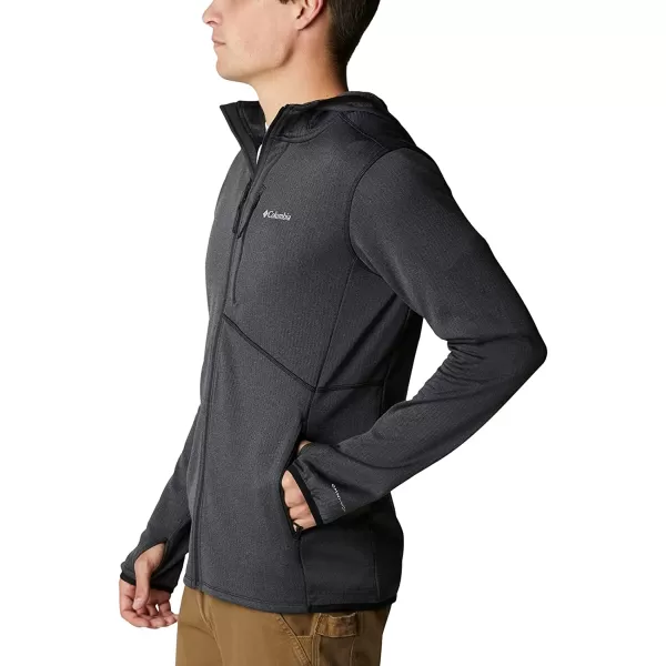 imageColumbia Mens Park View Fleece Full Zip HoodieBlack Heather