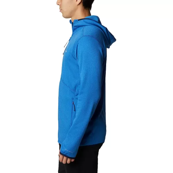 imageColumbia Mens Park View Fleece Full Zip HoodieBright Indigo HeatherCollegiate Navy