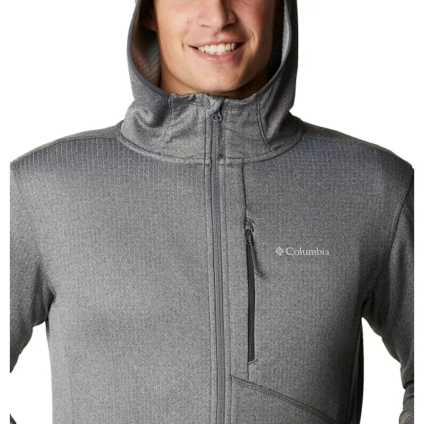 imageColumbia Mens Park View Fleece Full Zip HoodieCity Grey Heather