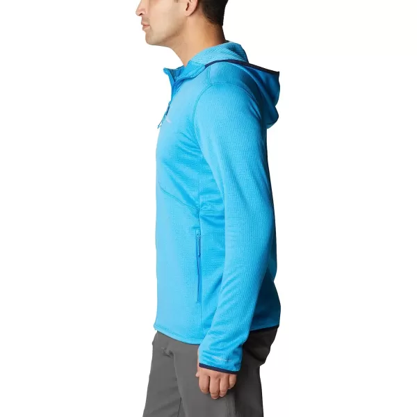 imageColumbia Mens Park View Fleece Full Zip HoodieCompass Blue Heather