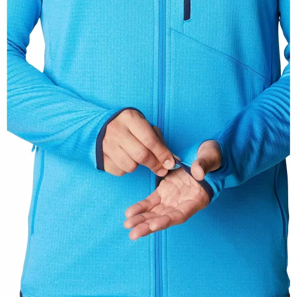 imageColumbia Mens Park View Fleece Full Zip HoodieCompass Blue Heather