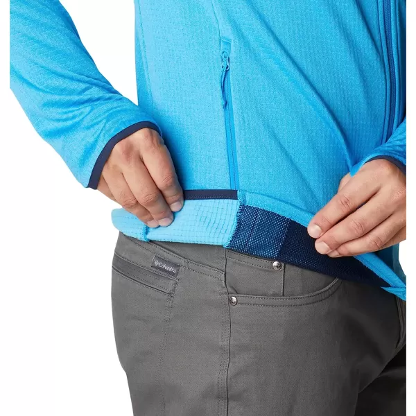 imageColumbia Mens Park View Fleece Full Zip HoodieCompass Blue Heather