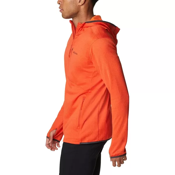 imageColumbia Mens Park View Fleece Full Zip HoodieRed Quartz Heather