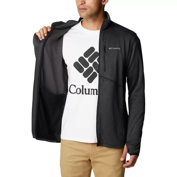 imageColumbia Mens Park View Fleece Full ZipBlack Heather
