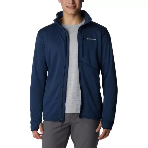 imageColumbia Mens Park View Fleece Full ZipCollegiate Navy Blue Heather