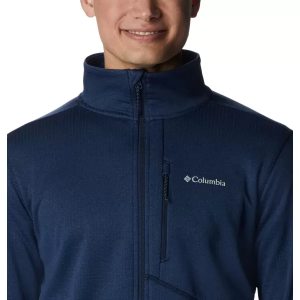imageColumbia Mens Park View Fleece Full ZipCollegiate Navy Blue Heather