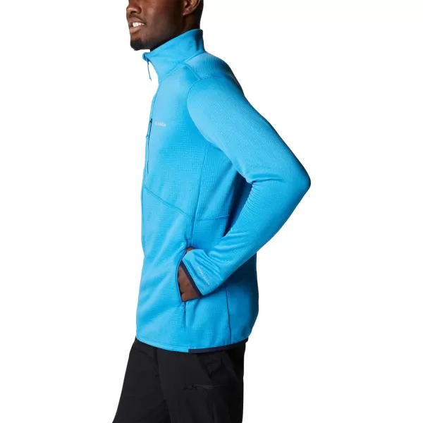 imageColumbia Mens Park View Fleece Full ZipCompass Blue Heather