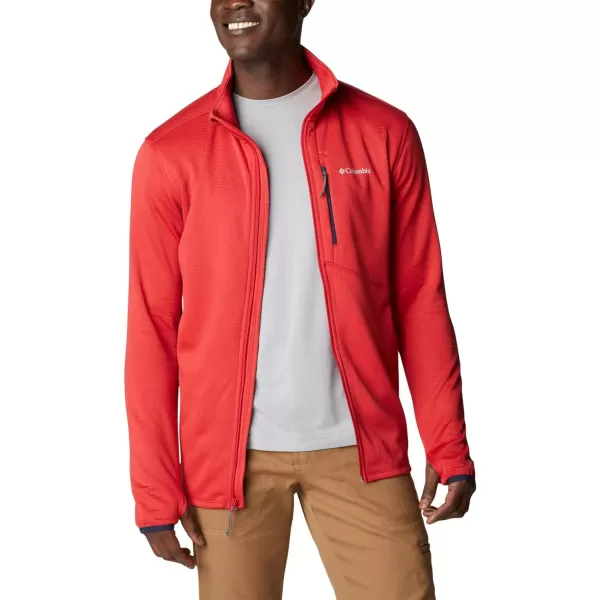 imageColumbia Mens Park View Fleece Full ZipMountain Red Heather
