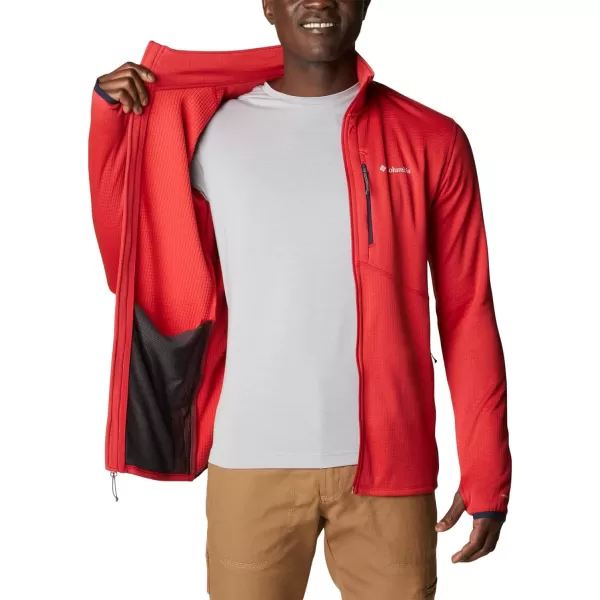 imageColumbia Mens Park View Fleece Full ZipMountain Red Heather