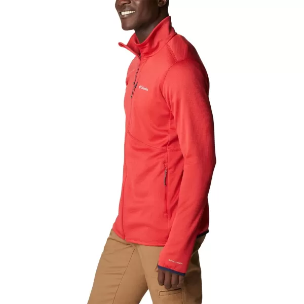 imageColumbia Mens Park View Fleece Full ZipMountain Red Heather