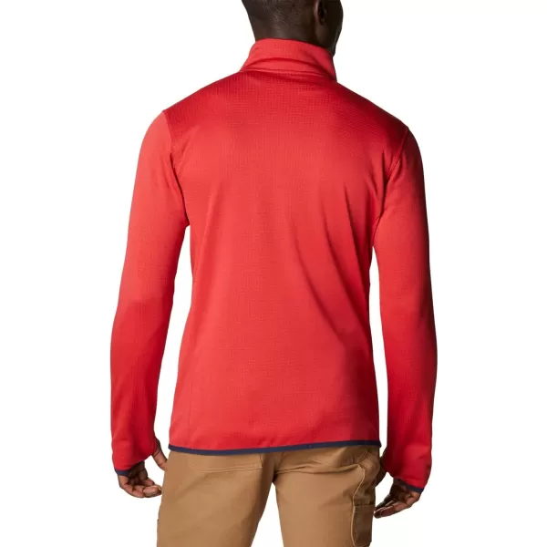 imageColumbia Mens Park View Fleece Full ZipMountain Red Heather
