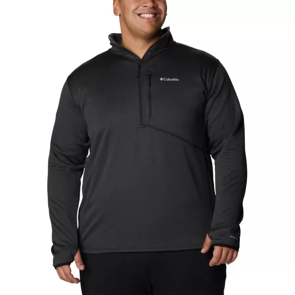 imageColumbia Mens Park View Fleece Half ZipBlack Heather