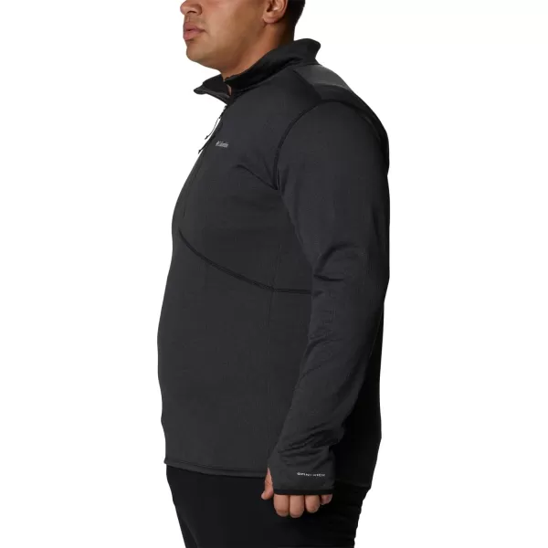 imageColumbia Mens Park View Fleece Half ZipBlack Heather