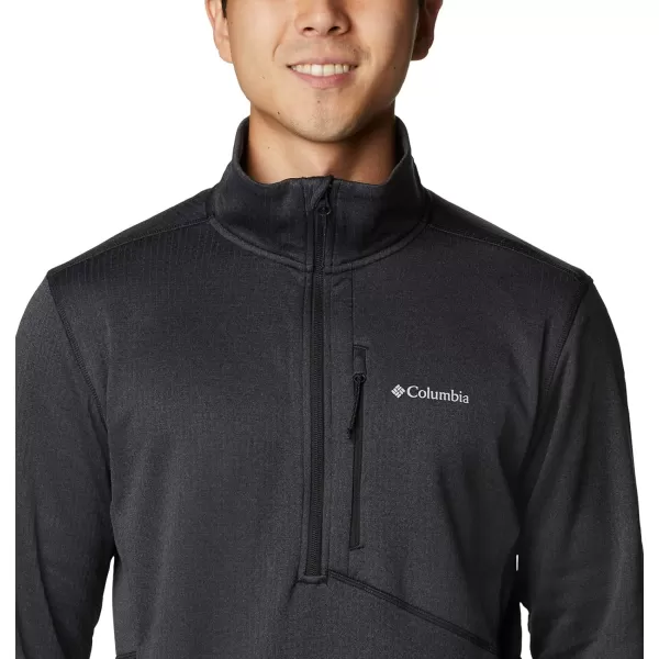 imageColumbia Mens Park View Fleece Half ZipBlack Heather