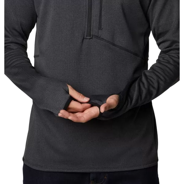 imageColumbia Mens Park View Fleece Half ZipBlack Heather
