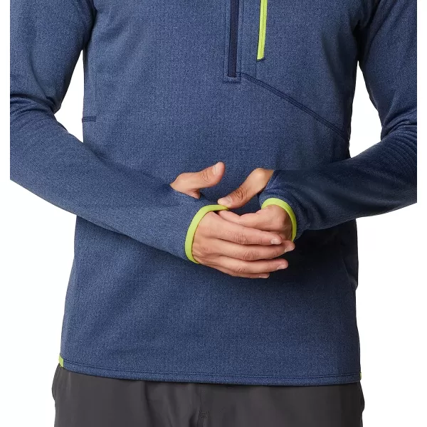 imageColumbia Mens Park View Fleece Half ZipCollegiate Navy Heather  Legacy