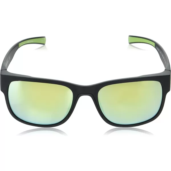 imageColumbia Mens Penns Creek Rectangular SunglassesMatte BlackYellow
